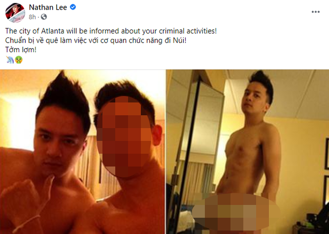 Nathan Lee lại gây xôn xao dư luận khi chia sẻ hình ảnh nhạy cảm của Cao Thái Sơn