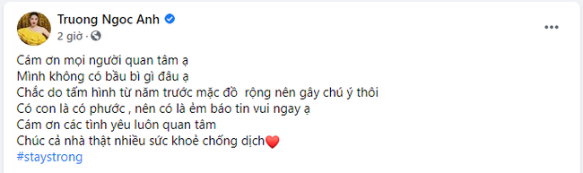 Trương Ngọc Ánh trả lời về tin đồn mang thai và sắp đám cưới với tình trẻ Anh Dũng