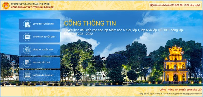 Ngày mai (12/7) bắt đầu tổ chức tuyển sinh trực tuyến lớp 1 và lớp 6, Sở GD-ĐT Hà Nội đưa ra tài liệu hướng dẫn chi tiết - Ảnh 2. Ngày mai (12/7) bắt đầu tổ chức tuyển sinh trực tuyến lớp 1 và lớp 6, Sở GD-ĐT Hà Nội đưa ra tài liệu hướng dẫn chi tiết - Ảnh 2.