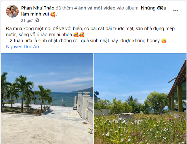 Phan Như Thảo khoe mua cả khu đất tặng sinh nhật chồng đại gia, nào ngờ bị &quot;bóc mẽ&quot; dùng tiền của chính ông xã - Ảnh 2.
