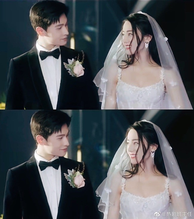 Lộ cảnh Địch Lệ Nhiệt Ba làm đám cưới với Dương Dương, cô dâu mặc váy trắng xinh đẹp quá mức  - Ảnh 1.