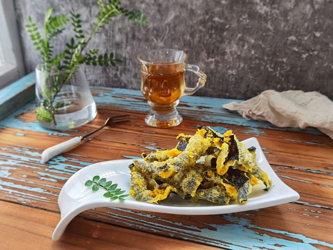 Snack rong biển trứng muối si&ecirc;u hot kh&ocirc;ng ngờ l&agrave;m cực đơn giản thế n&agrave;y - Ảnh 15.