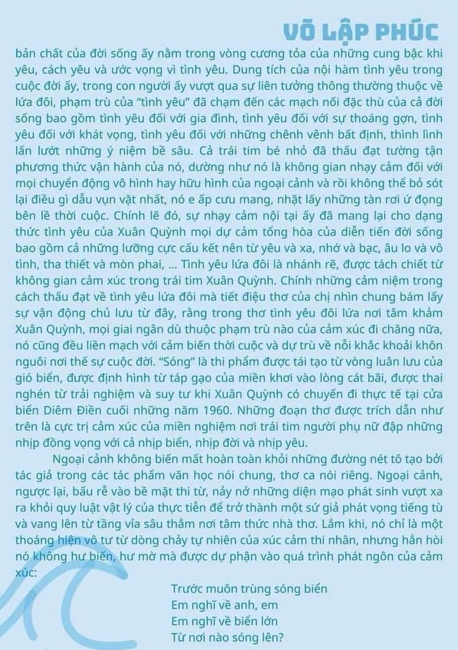 Bài phân tích tác phẩm &quot;Sóng&quot; của thủ khoa kỳ thi tốt nghiệp THPT viết gì mà khiến dân tình nổ ra cuộc tranh luận không hồi kết? - Ảnh 4.