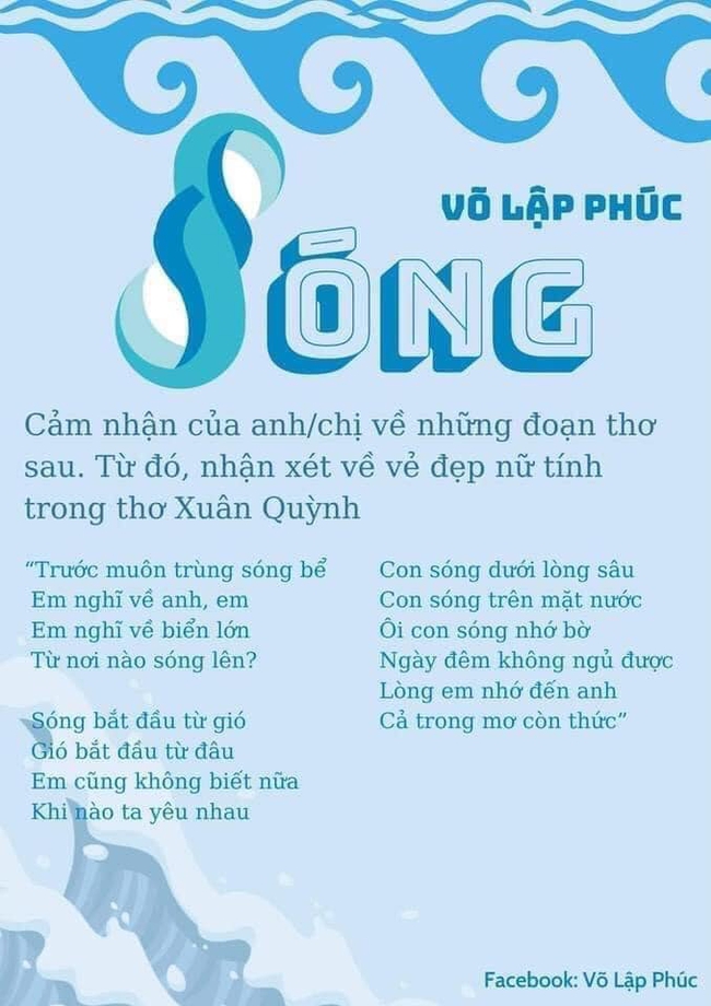 Bài phân tích tác phẩm &quot;Sóng&quot; của thủ khoa kỳ thi tốt nghiệp THPT viết gì mà khiến dân tình nổ ra cuộc tranh luận không hồi kết? - Ảnh 2.