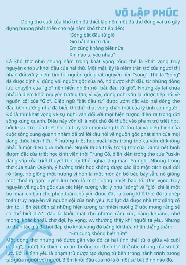 Bài phân tích tác phẩm &quot;Sóng&quot; của thủ khoa kỳ thi tốt nghiệp THPT viết gì mà khiến dân tình nổ ra cuộc tranh luận không hồi kết? - Ảnh 6.