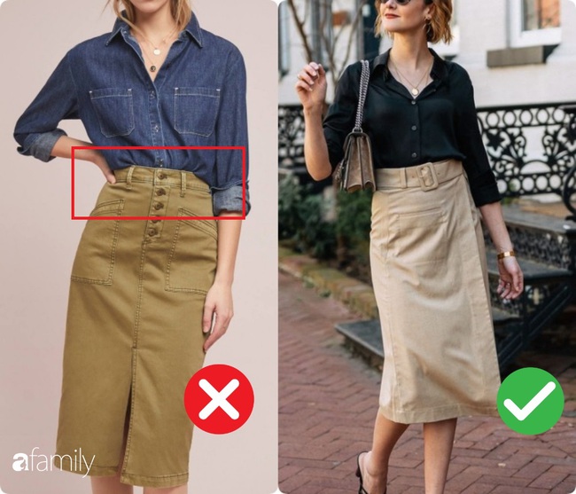 Diện chân váy không lộ bụng to: Có 2 chi tiết đắt giá chị em khéo điều chỉnh là bụng phẳng ngon lành - Ảnh 2. Diện chân váy không lộ bụng to: Có 2 chi tiết đắt giá chị em khéo điều chỉnh là bụng phẳng ngon lành - Ảnh 2.