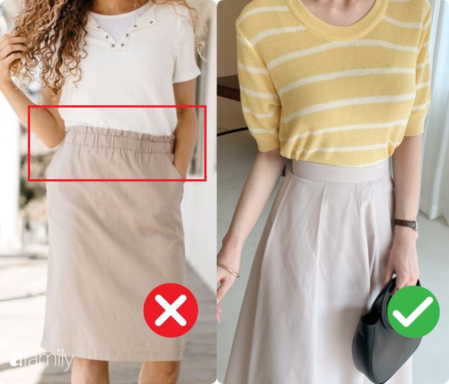 Diện chân váy không lộ bụng to: Có 2 chi tiết đắt giá chị em khéo điều chỉnh là bụng phẳng ngon lành - Ảnh 3. Diện chân váy không lộ bụng to: Có 2 chi tiết đắt giá chị em khéo điều chỉnh là bụng phẳng ngon lành - Ảnh 3.