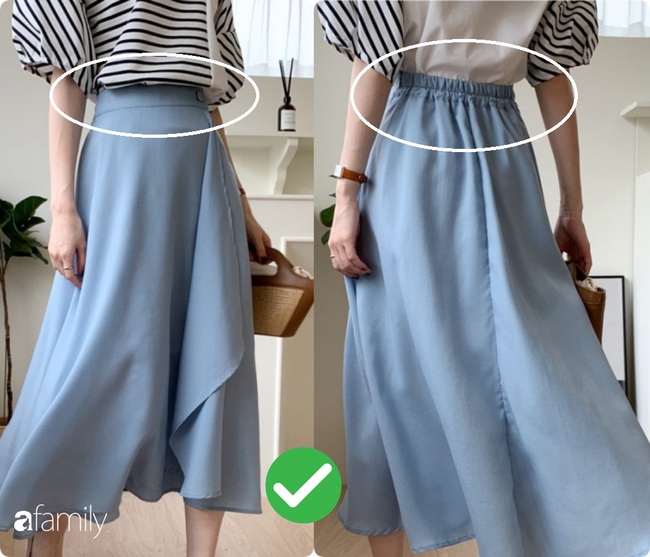 Diện chân váy không lộ bụng to: Có 2 chi tiết đắt giá chị em khéo điều chỉnh là bụng phẳng ngon lành - Ảnh 5. Diện chân váy không lộ bụng to: Có 2 chi tiết đắt giá chị em khéo điều chỉnh là bụng phẳng ngon lành - Ảnh 5.