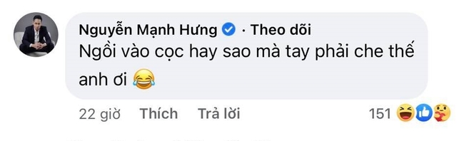 Mạnh Trường Hương vị tình thân đăng ảnh tư thế &quot;lạ&quot;, Hồng Đăng bình luận gì mà được hơn 3.000 likes? - Ảnh 4.