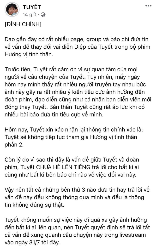 Nữ diễn viên Hương vị tình thân bị thay vai chính thức lên tiếng khi ê kíp bị đồn bóc lột sức lao động - Ảnh 5.