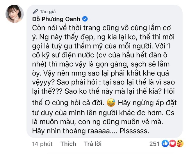 Nam &quot;Hương vị tình thân&quot; bị chê suốt ngày mặc áo gile, Phương Oanh đáp trả: Có đến nỗi thảm họa đâu mà làm quá? - Ảnh 9.