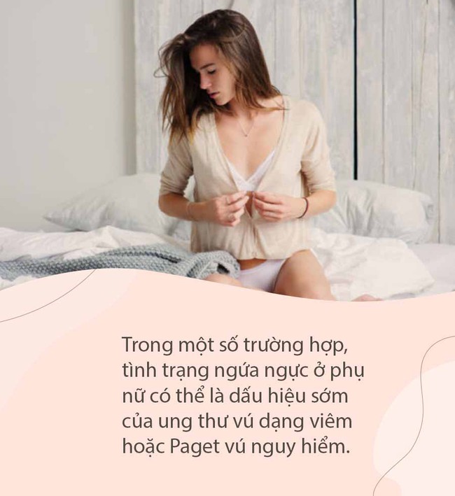 Ngứa dữ dội ở &quot;đôi gò bồng đảo&quot; có thể là tín hiệu sớm của nhiều loại bệnh, thậm chí tiến triển thành ung thư nếu phụ nữ làm ngơ - Ảnh 4.