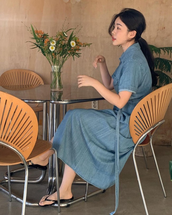 Mặc đồ denim đẹp như gái Hàn với 12 công thức trẻ trung, nhưng vẫn thanh lịch đúng tuổi 30+ - Ảnh 7.