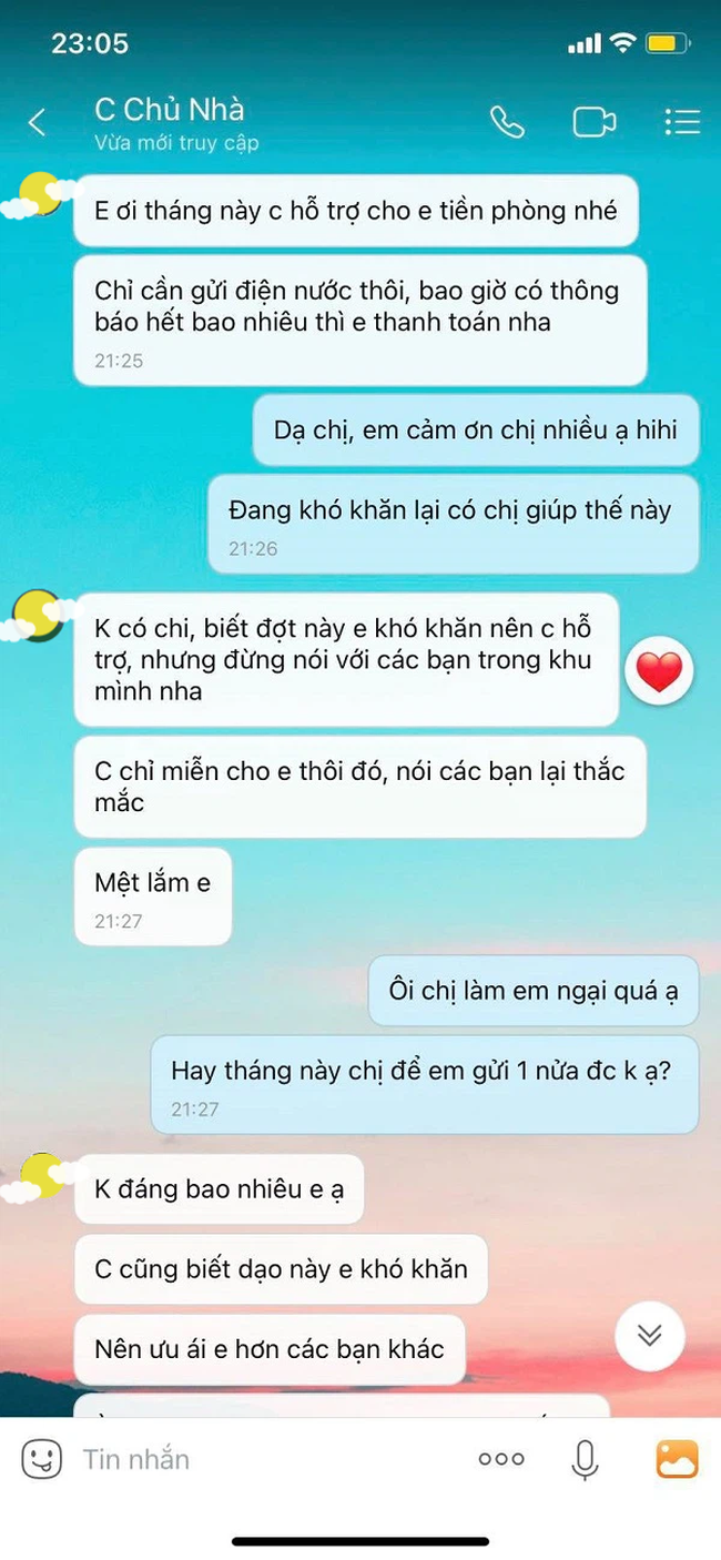 Đang nằm bên cạnh tôi, bạn gái vẫn thản nhiên nói mình độc thân để nhận sự giúp đỡ có điều kiện từ phía chị chủ nhà - Ảnh 1.