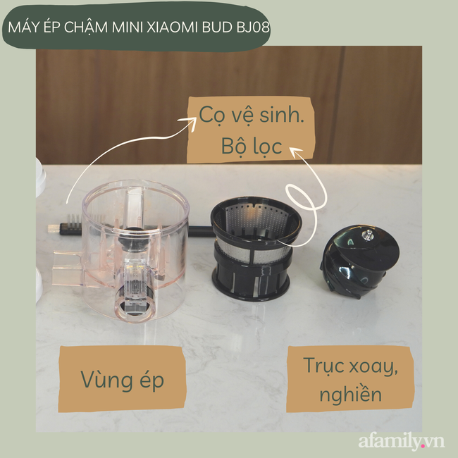 Vì mê đồ Xiaomi nên quyết tâm mua máy ép chậm mini về - Ảnh 4.