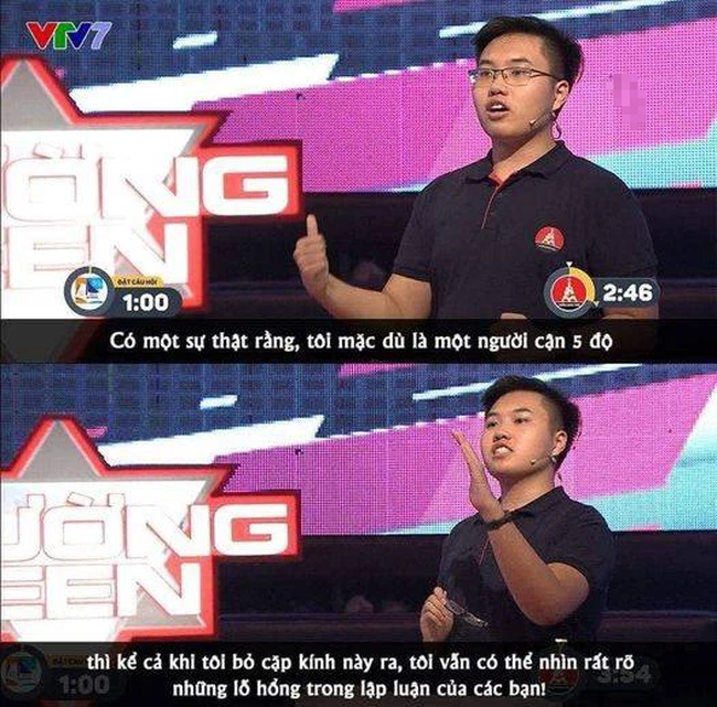 Trổ tài tranh luận trên VTV, nam sinh Hà Nội nói đúng 1 câu mà dân tình dậy sóng: Lần đầu thấy có người &quot;gắt&quot; như vậy - Ảnh 2.