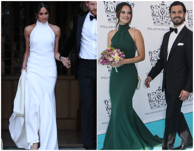 Chẳng ngờ Meghan Markle từng có thời đỉnh cao mặc đẹp, đến độ Công nương Thụy Điển cũng phải diện lại thiết kế copy theo mẫu váy cưới 2,4 tỷ của cô - Ảnh 7.