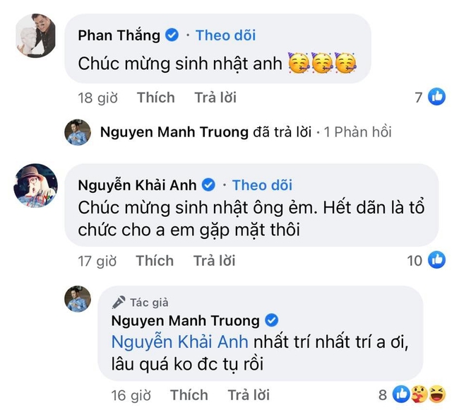 Sinh nhật Mạnh Trường, Hồng Đăng - Hồng Diễm chúc mừng cực &quot;mặn&quot; nhưng vẫn chưa &quot;độc&quot; bằng người này - Ảnh 6.