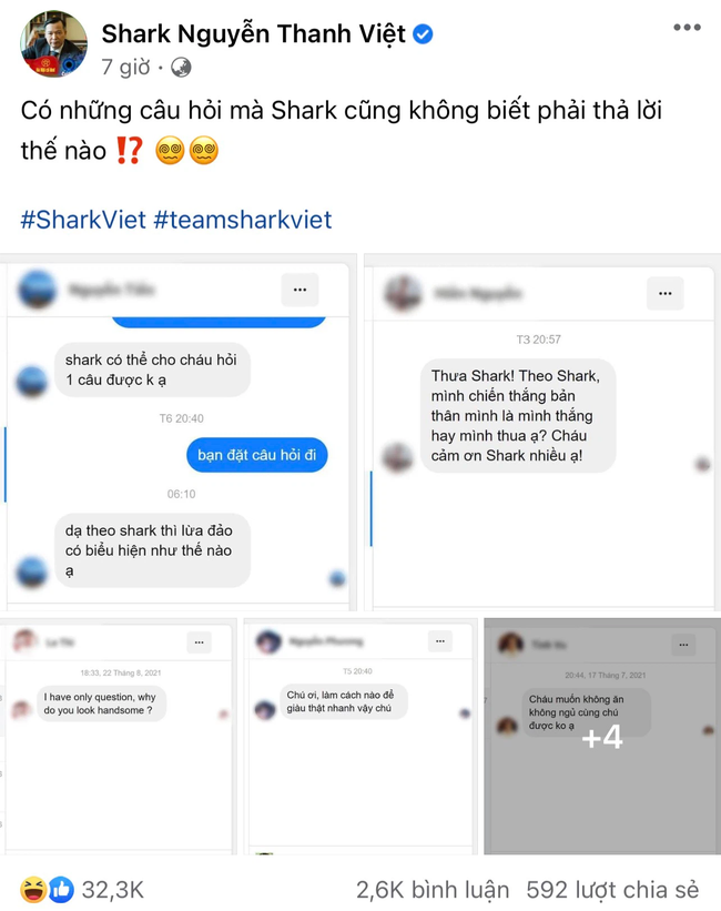 Shark Nguyễn Thanh Việt ngồi ghế nóng với bao nhiêu thương vụ nhưng cũng rơi vào thế bí với hàng loạt câu hỏi của dân mạng - Ảnh 1.