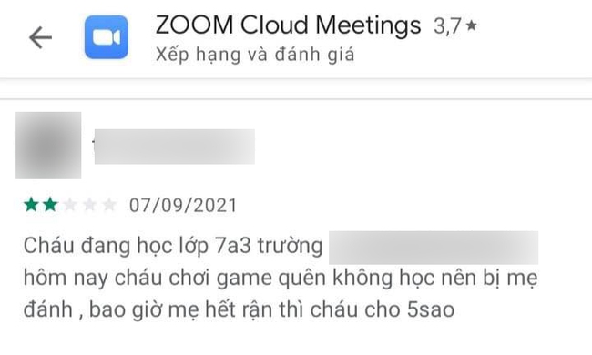 Ứng dụng học online Zoom bỗng dưng bị học sinh lớp 7 đánh giá 2 sao, tưởng thế nào ai ngờ xem lý do xong suýt trầm cảm - Ảnh 1.