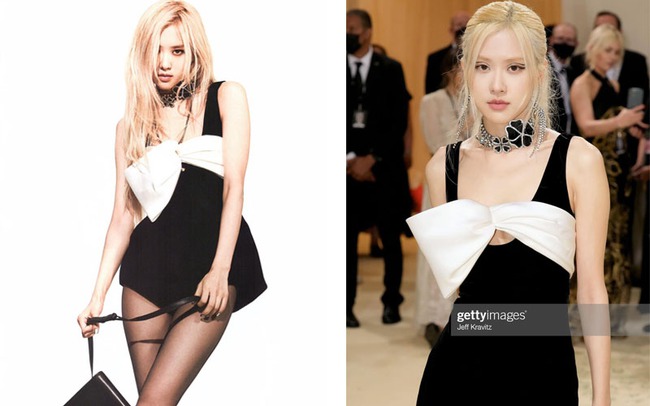 Đã mặc đồ cũ tại Met Gala 2021, Rosé còn đụng hàng Dương Mịch: Dù nhạt nhưng vẫn ăn đứt "đàn chị" chỉ bởi một chi tiết - Ảnh 6. Rosé (Black Pink), Black Pink, Dương Mịch, sao Hoa ngữ, sao Hàn, Met Gala 2021, Rosé tại Met Gala 2021, Rosé đụng hàng, Rosé bị chê nhạt tại Met Gala