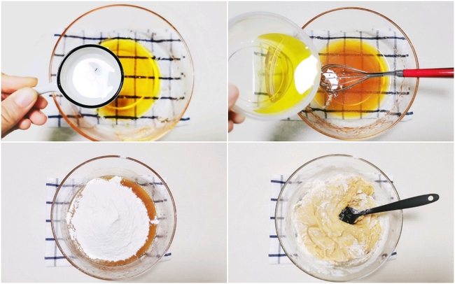 Cách làm bánh trung thu nhân hạt sen và trứng muối - Ảnh 8.