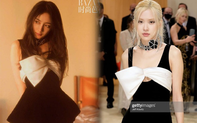 Đã mặc đồ cũ tại Met Gala 2021, Rosé còn đụng hàng Dương Mịch: Dù nhạt nhưng vẫn ăn đứt "đàn chị" chỉ bởi một chi tiết - Ảnh 10. Rosé (Black Pink), Black Pink, Dương Mịch, sao Hoa ngữ, sao Hàn, Met Gala 2021, Rosé tại Met Gala 2021, Rosé đụng hàng, Rosé bị chê nhạt tại Met Gala