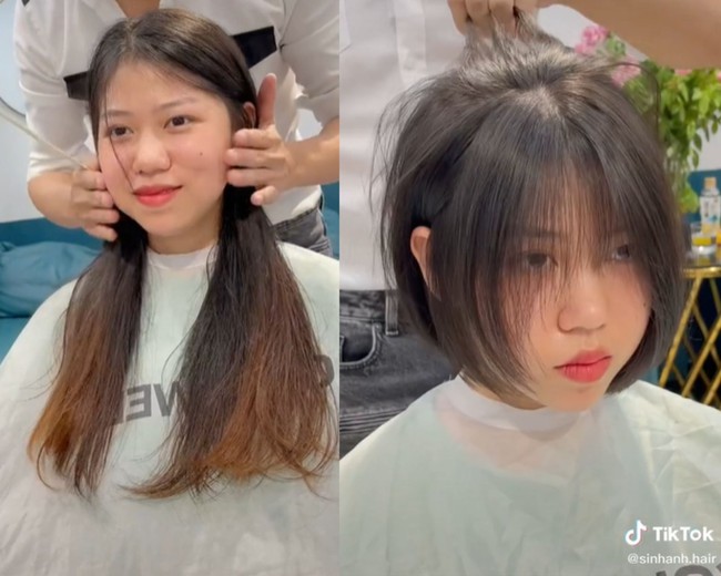 6 màn "đổi chiều" nhan sắc chứng minh: Chọn đúng kiểu tóc thì cằm vuông hay mặt tròn cũng thành nhỏ gọn, visual tự khắc lên hương - Ảnh 9. 6 màn "đổi chiều" nhan sắc chứng minh: Chọn đúng kiểu tóc thì cằm vuông hay mặt tròn cũng thành nhỏ gọn, visual tự khắc lên hương - Ảnh 9.