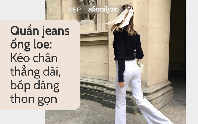 Gái Pháp ghiền jeans: Rõ là không cao nhưng luôn diện đúng 1 kiểu quần kéo chân dài thẳng tắp - Ảnh 2.