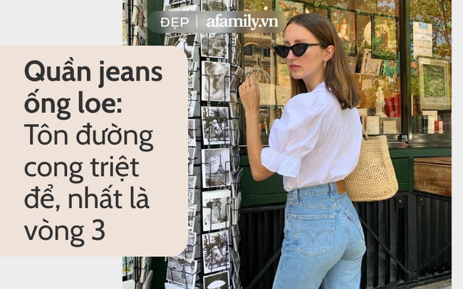 Gái Pháp ghiền jeans: Rõ là không cao nhưng luôn diện đúng 1 kiểu quần kéo chân dài thẳng tắp - Ảnh 1.