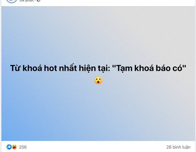 Từ khóa &quot;Tạm khoá báo có&quot; là gì mà hot nhất đêm nay? - Ảnh 5.