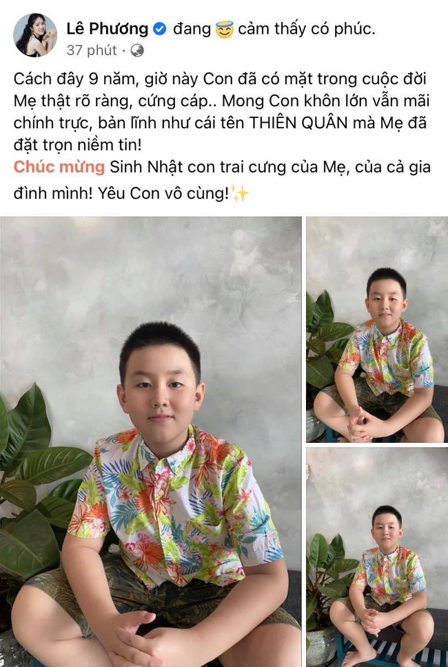 Quách Ngọc Ngoan và vợ cũ Lê Phương cùng có động thái này trong ngày sinh nhật con trai - Ảnh 2.