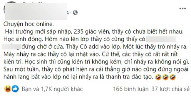 Học sinh cứ được thêm vào lớp học online lại &quot;nhảy&quot; ra, thầy cô tưởng trò trốn học, 1 tuần sau phát hiện sự thật động trời - Ảnh 1.