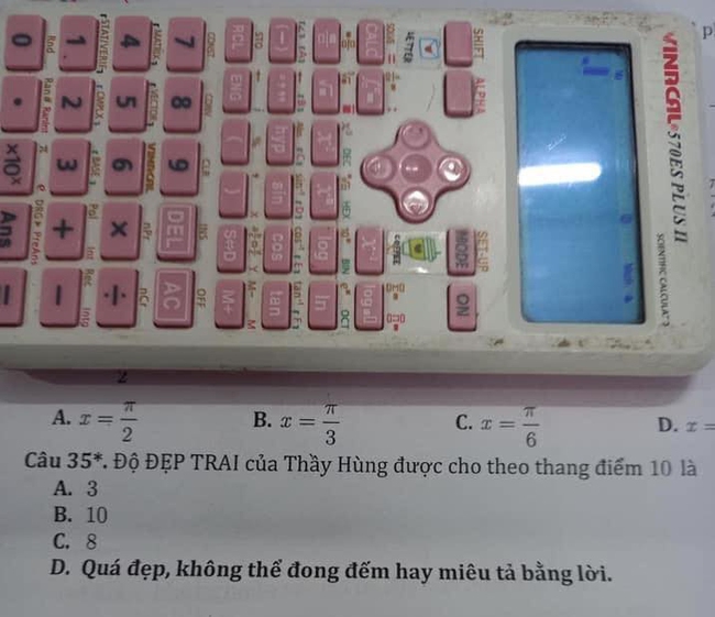 Xuất hiện câu hỏi Toán học có 1 không hai ở Việt Nam: Trông dễ ẹc ai ngờ độ khó đỉnh của đỉnh, học sinh &quot;tới công chuyện&quot; nếu dám chọn sai - Ảnh 1.