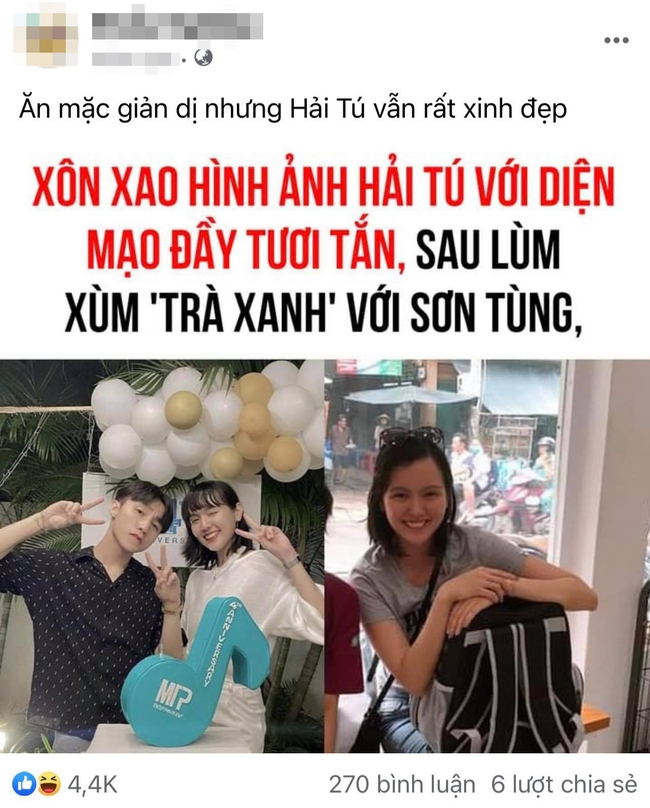 Nghi vấn Hải Tú lộ diện sau drama tình ái cùng Sơn Tùng M-TP, diện mạo gây chú ý? - Ảnh 2.