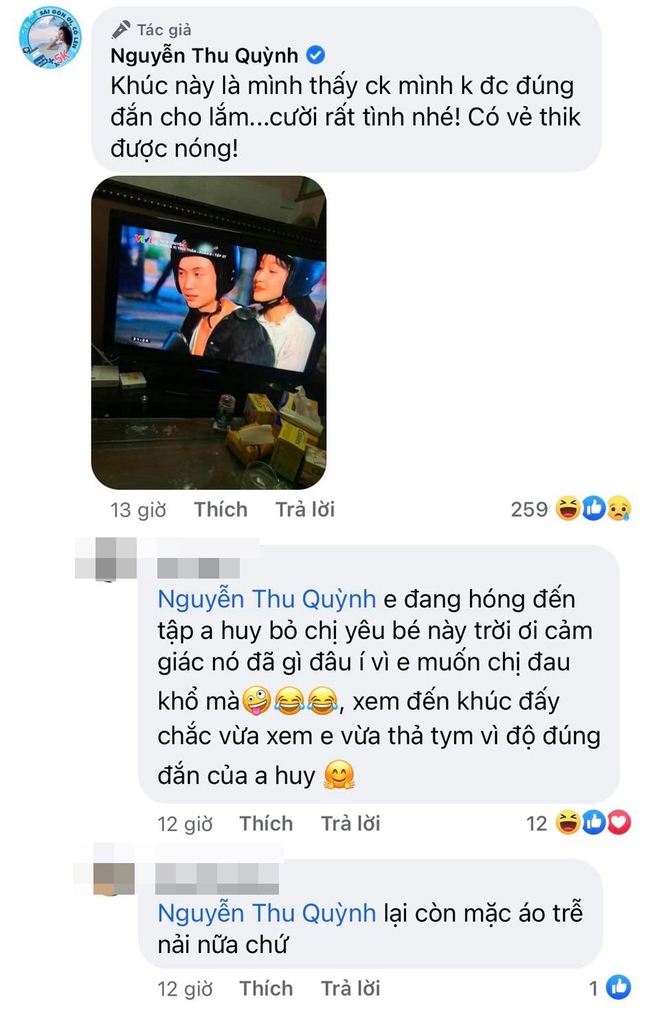 Hương vị tình thân: Khán giả cổ vũ trà xanh, nói Huy mắt kém mới yêu Thy, Thu Quỳnh đáp trả &quot;xem phim kiểu lướt sóng rồi!&quot; - Ảnh 5.