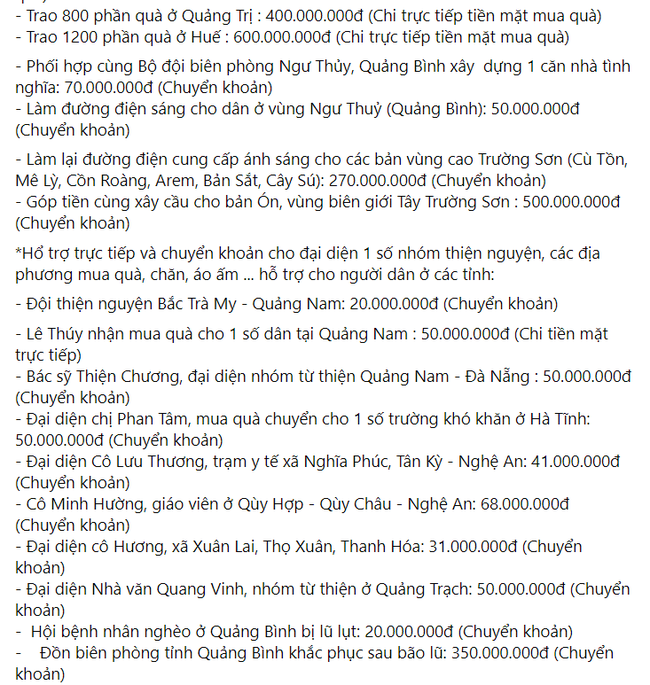 Mẹ Hồ Ngọc Hà chính thức lên tiếng khi bị nhắc tên trong lùm xùm từ thiện của Trấn Thành - Ảnh 5. Mẹ Hồ Ngọc Hà chính thức lên tiếng khi bị nhắc tên trong lùm xùm từ thiện của Trấn Thành - Ảnh 5.
