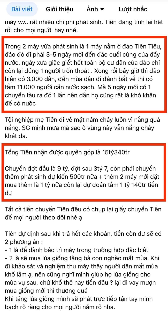 "Hạn" sao kê còn chưa hết, Thủy Tiên lại bị đào bới sai lệch tiền quyên góp đợt hạn mặn miền Tây - Ảnh 3.