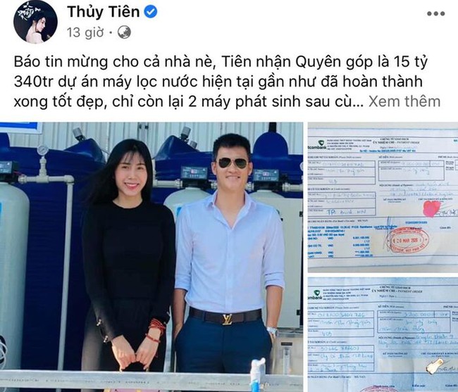 "Hạn" sao kê còn chưa hết, Thủy Tiên lại bị đào bới sai lệch tiền quyên góp đợt hạn mặn miền Tây - Ảnh 2.