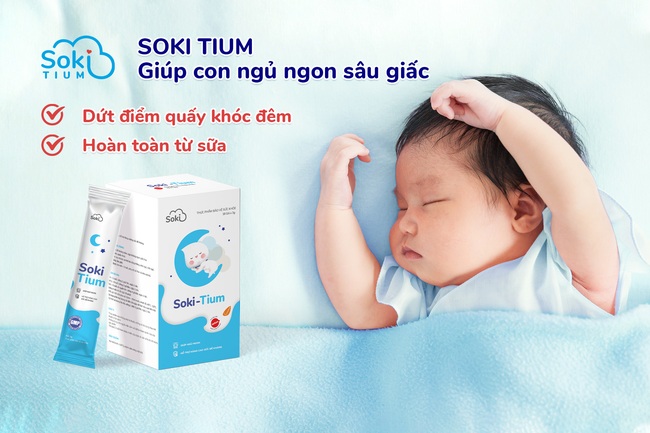 Lợi ích kép từ &quot;2 khác biệt&quot; vượt trội của Soki Tium giúp trẻ ngủ ngon - Ảnh 1.