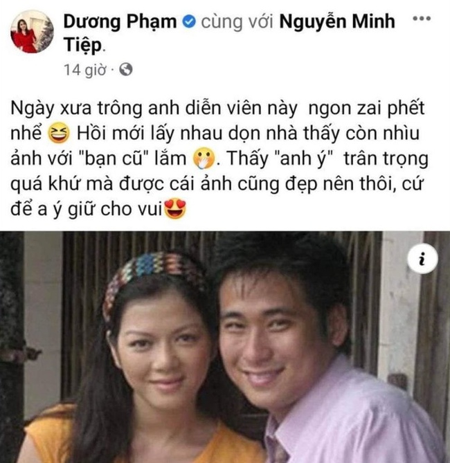 Vợ và tình cũ của nam diễn viên Vbiz cùng đăng đàn nhắc lại mối tình gây xôn xao một thời, tưởng drama nhưng cái kết lại không ai ngờ tới - Ảnh 3. Vợ và tình cũ của nam diễn viên Vbiz cùng đăng đàn nhắc lại mối tình gây xôn xao một thời, tưởng drama nhưng cái kết lại không ai ngờ tới - Ảnh 3.