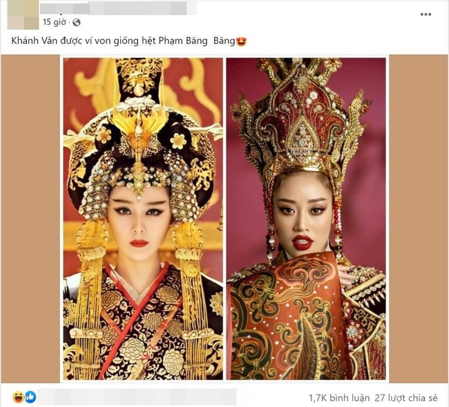 Hoa hậu Khánh Vân mặc đồ giống Phạm Băng Băng, nhìn ảnh nhớ ngay bộ phim sang chảnh bậc nhất Châu Á - Ảnh 3. Hoa hậu Khánh Vân mặc đồ giống Phạm Băng Băng, nhìn ảnh nhớ ngay bộ phim sang chảnh bậc nhất Châu Á - Ảnh 3.
