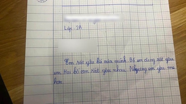 Cười đau ruột với bài văn tả bố vỏn vẹn 2 dòng xóa bỏ mọi chuẩn mực văn mẫu: Đọc câu cuối chắc bố phải đi thử ADN gấp - Ảnh 1.