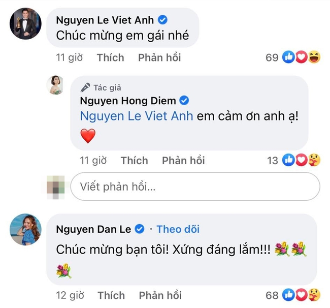 Gây tranh cãi với giải VTV Awards, Hồng Diễm tự nhận mình may mắn, dàn sao gạo cội đồng loạt lên tiếng: Vì bạn xứng đáng! - Ảnh 7.