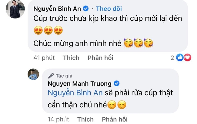 Bị vợ hỏi sao không hôn Mạnh Trường ở VTV Awards, Hồng Đăng tuyên bố: &quot;Nó định hôn anh đẩy ra ngay đấy!&quot; - Ảnh 7.