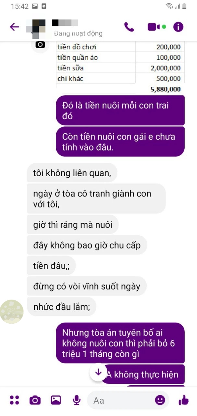 Lương chồng cũ 47 triệu một tháng, bảo anh ấy gửi tiền nuôi con thì nhận được cái kết cay nghiệt   - Ảnh 3.