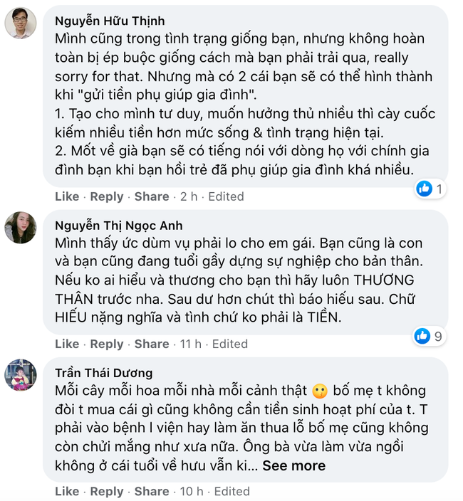 Bị bố mẹ đòi chia lương và 200 triệu tiền nuôi con thành người, cô gái lên mạng than trách bị mắng là &quot;bất hiếu&quot;  - Ảnh 4.