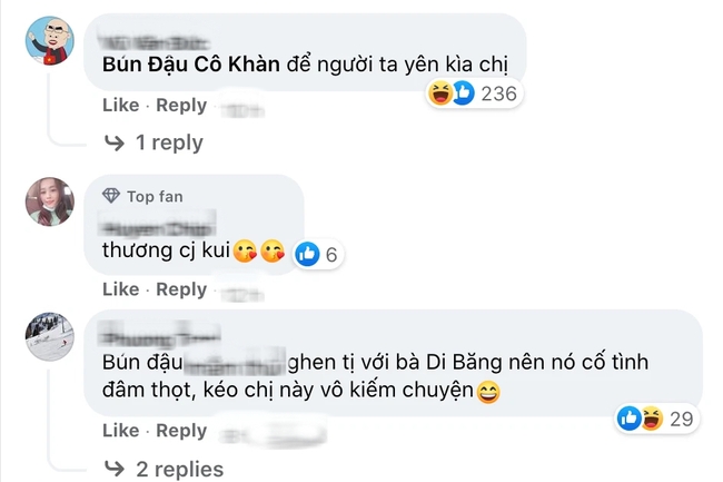 Bị Trang Khàn nhắc tên khen ngợi sang chảnh, Di Băng liền có động thái đáp trả: &quot;Để tui bình yên đi&quot;  - Ảnh 2.