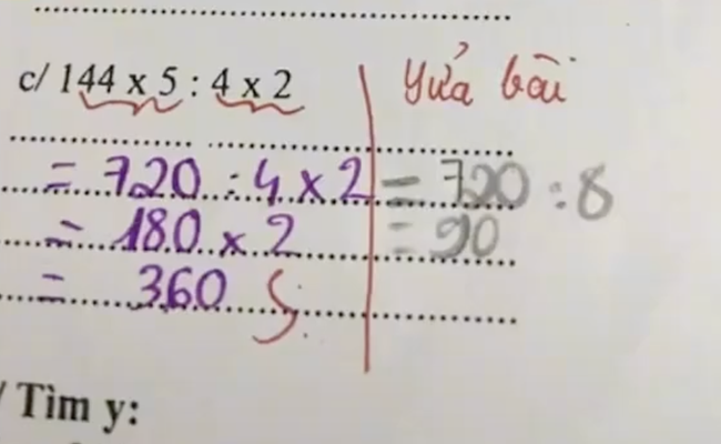 Cô đúng hay trò đúng: Phép tính nhân chia đơn giản khiến dân tình chia làm 2 phe, chỉ ra được vấn đề chứng tỏ bạn từng học Toán rất đỉnh đấy - Ảnh 1.