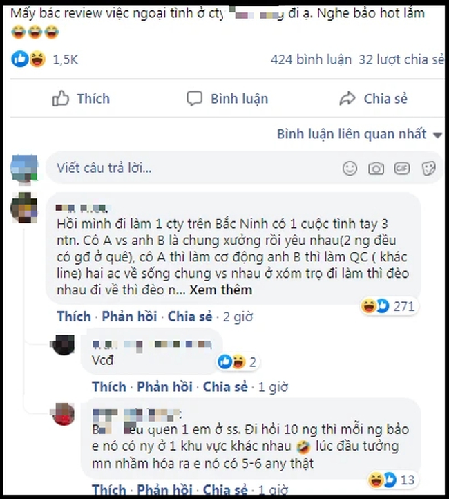 Review những vụ ngoại tình hết hồn ở 1 công ty nọ: Có 5-6 người yêu "rải khắp các khu vực là chuyện bình thường" - Ảnh 1. Review những vụ ngoại tình hết hồn ở 1 công ty nọ: Có 5-6 người yêu "rải khắp các khu vực là chuyện bình thường" - Ảnh 1.